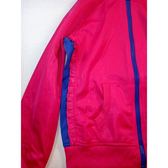 Puma Girls' New w/Tags Pink & Blue Hooded Jogging Suit Set - 6x - Picture 3 of 7